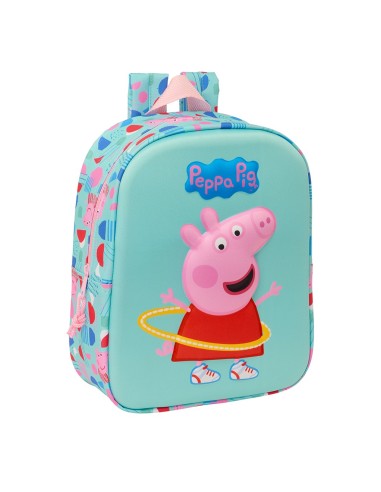 MOCHILA GUARDERIA 3D BOLSILLO RED PEPPA PIG