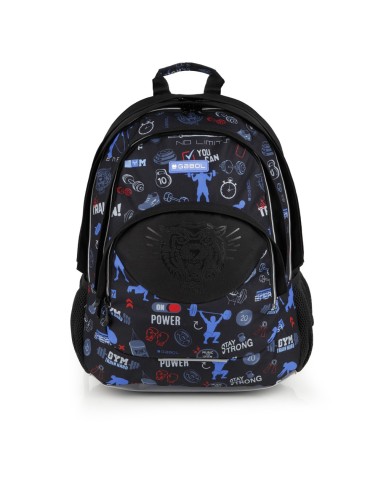 Mochila Tres Compartimentos Escolar Gabol Training Mochil...