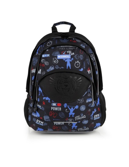 Mochila Tres Compartimentos Escolar Gabol Training Mochil...