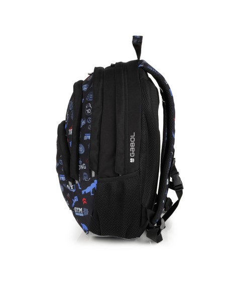 Mochila Tres Compartimentos Escolar Gabol Training Mochil...