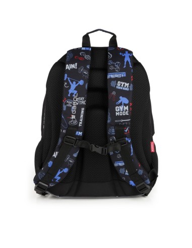 Mochila Tres Compartimentos Escolar Gabol Training Mochil...