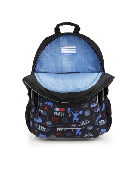Mochila Tres Compartimentos Escolar Gabol Training Mochil...