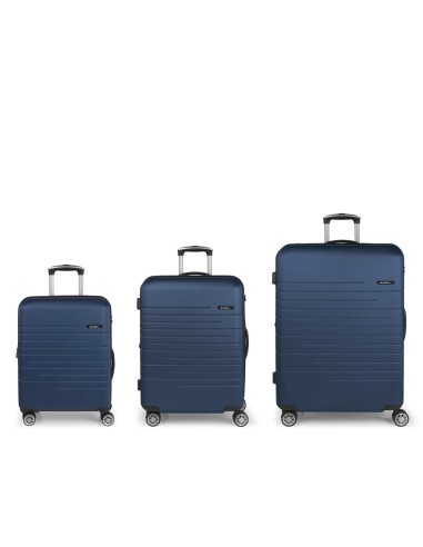 Set 3 Maletas C22-M-L Gabol Escape Azul | Comprar Set 3 Maletas C22...