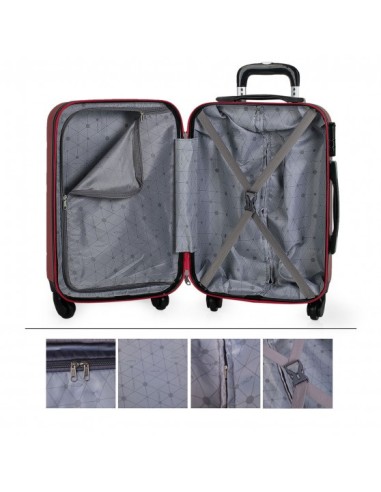 Maleta Cabina 50 Cm Simoa Itaca Granate