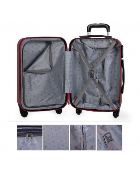 Maleta Cabina 50 Cm Simoa Itaca Granate Maleta Cabina 50 Cm Simoa Itaca Granate