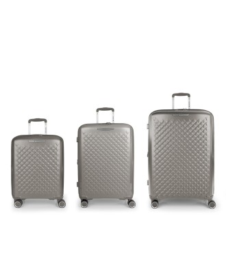 Set 3 Maletas C22-M-L Gabol Queens Champagne | Comprar Set 3 Maleta...