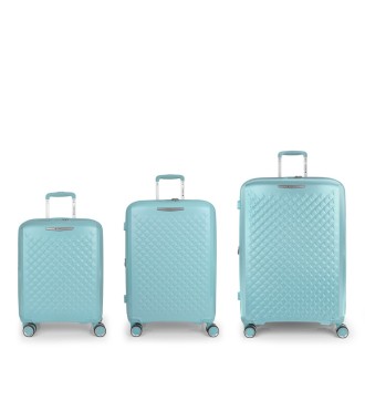 Set 3 Maletas C22-M-L Gabol Queens Verde Menta | Comprar Set 3 Male...