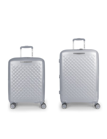 Set 2 Maletas C22-M Gabol Queens Plata | Comprar Set 2 Maletas C22-...