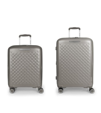 Set 2 Maletas C22-M Gabol Queens Champagne | Comprar Set 2 Maletas ...