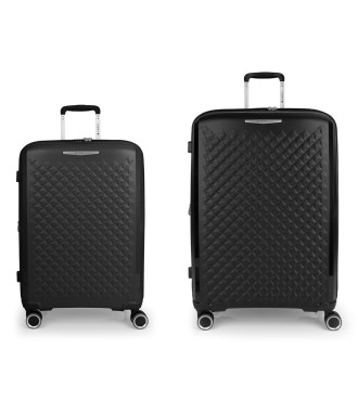 Set 2 Maletas M-L Gabol Queens Negro | Comprar Set 2 Maletas M-L Ga...