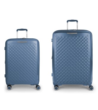 Set 2 Maletas M-L Gabol Queens Azul | Comprar Set 2 Maletas M-L Gab...