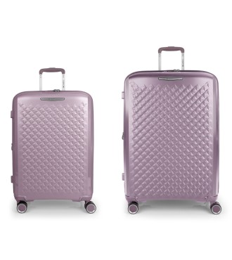 Set 2 Maletas M-L Gabol Queens Lila | Comprar Set 2 Maletas M-L Gab...