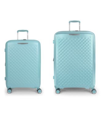 Set 2 Maletas M-L Gabol Queens Verde Menta | Comprar Set 2 Maletas ...