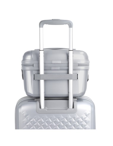 Set 3 Maletas C22-M-L + Neceser Gabol Queens Plata | Comprar Set 3 ...