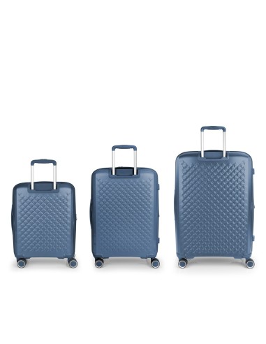 Set 3 Maletas C22-M-L Gabol Queens Azul | Comprar Set 3 Maletas C22...