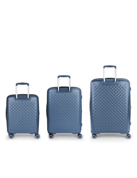 Set 3 Maletas C22-M-L Gabol Queens Azul | Comprar Set 3 Maletas C22...