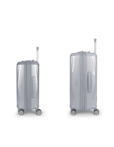 Set 2 Maletas C22-M Gabol Queens Plata | Comprar Set 2 Maletas C22-...