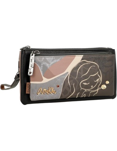 Monedero Doble Plano Mujer Anekke Heartbeat | Comprar Monedero Dobl...