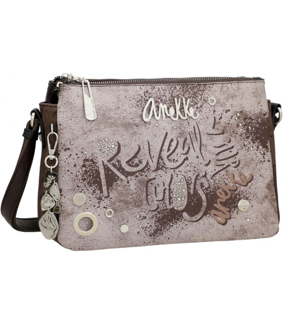 Bolso Bandolera Tres Compartimentos Mujer Anekke Mantle