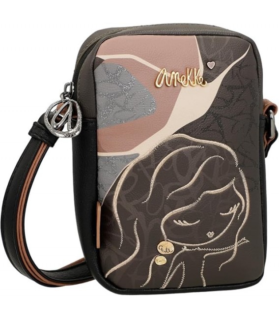 Mini Bolso Bandolera Plano Mujer Anekke Heartbeat