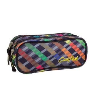 Estuche Dos Cremalleras Coolpack Clever Rainbow stripes | Comprar E...