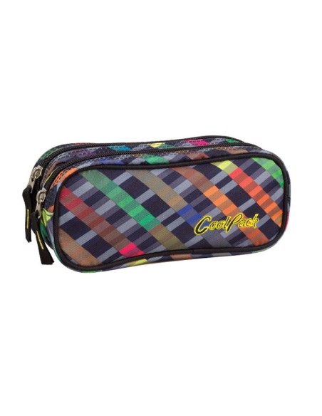 Estuche Dos Cremalleras Coolpack Clever Rainbow stripes | Comprar E... Estuche Dos Cremalleras Coolpack Clever Rainbow stripes | Comprar E...