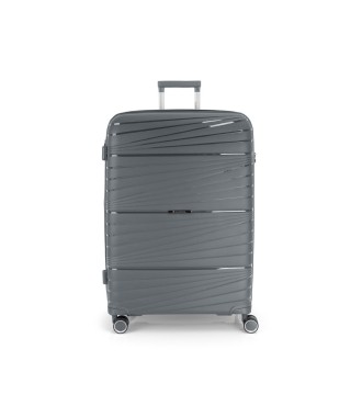 Maleta Trolley Grande Gabol Kiba Gris | Comprar Maleta Trolley Gran...