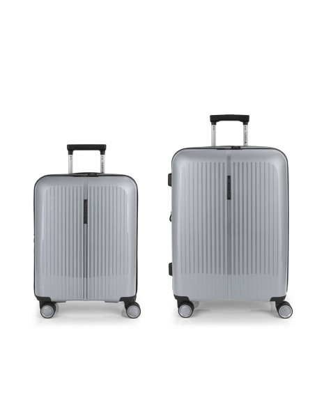Set 2 Maletas C22-M Gabol Brooklyn Plata | Comprar Set 2 Maletas C2...