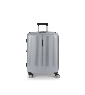 Maleta Trolley Mediano Gabol Brooklyn Plata | Comprar Maleta Trolle...