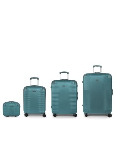 Set 3 Maletas C22-M-L + Neceser Gabol Balance Xp Turquesa...