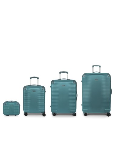 Set 3 Maletas C22-M-L + Neceser Gabol Balance Xp Turquesa...