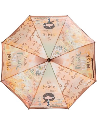 Paraguas Bastón Largo Anekke Peace & Love | Comprar Paraguas Bastón...