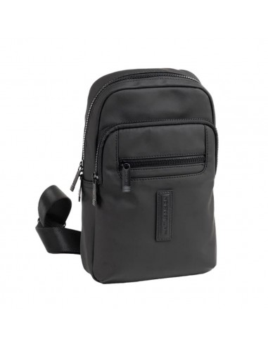 Bolso Bandolera Hombre Matties Coated Nylon 40224-20 Negro | Compra...