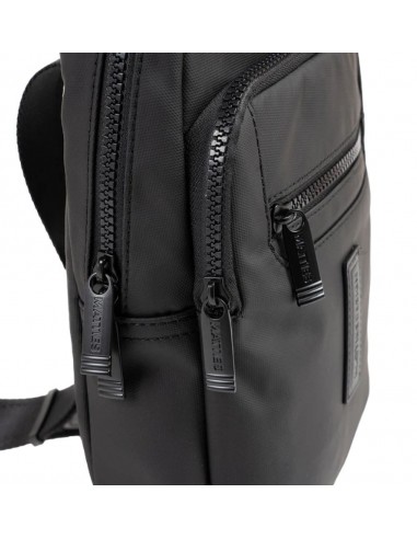 Bolso Bandolera Hombre Matties Coated Nylon 40224-20 Negro | Compra...