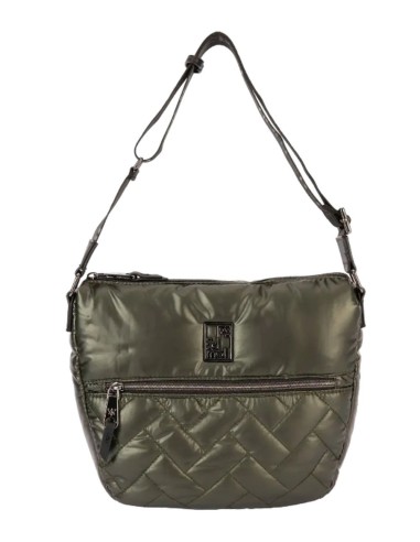 Bolso Bandolera Emna Tecno Met 242133 Pepe Moll Verde