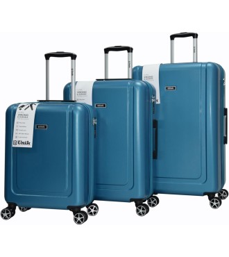 Set 3 Maletas C22-M-L Unik Megadon Kappa Grace Agua-Blue | Comprar ...