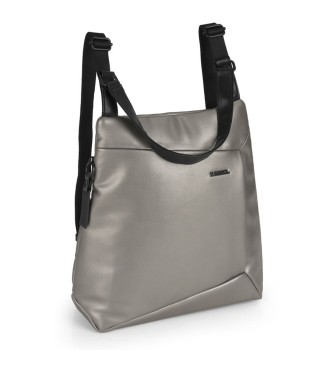 Mochila Paseo Antirrobo Mujer Gabol Megan Champán