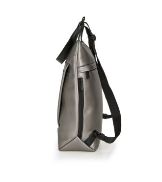 Mochila Paseo Antirrobo Mujer Gabol Megan Champán 2