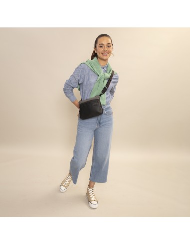 Bolso Bandolera Pequeña Mujer Gabol Nicole Negro