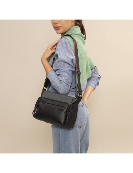 Bolso Bandolera  Mujer Gabol Nicole Negro Bolso Bandolera  Mujer Gabol Nicole Negro