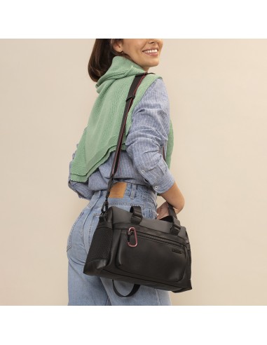 Bolso Doble Asa Mujer Gabol Nicole Negro