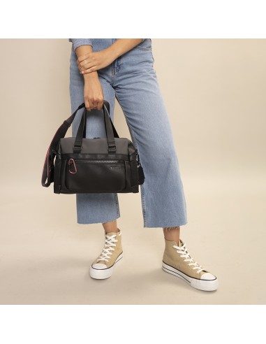 Bolso Doble Asa Mujer Gabol Nicole Negro