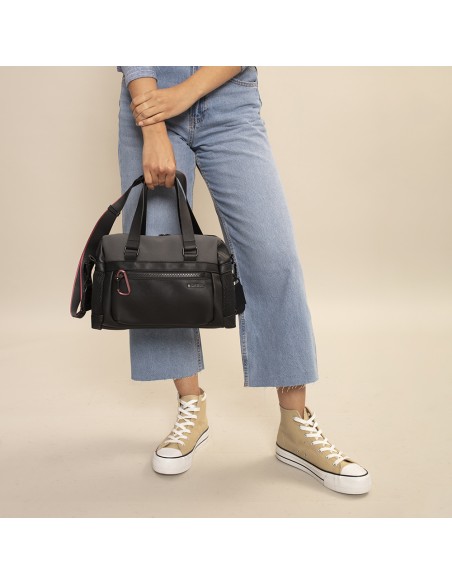 Bolso Doble Asa Mujer Gabol Nicole Negro Bolso Doble Asa Mujer Gabol Nicole Negro