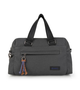 Bolso Doble Asa Mujer Gabol Salma Gris