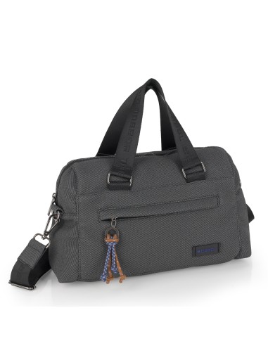 Bolso Doble Asa Mujer Gabol Salma Gris