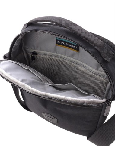 Bolso Bandolera Doble Hombre Vogart Cosmos Negro