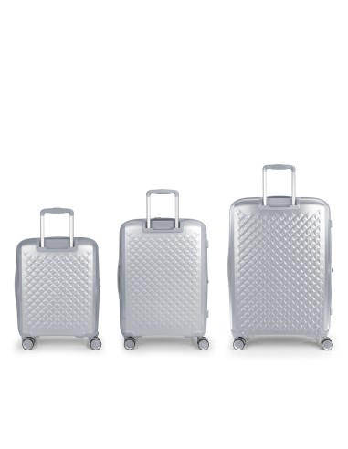 Set 3 Maletas C22-M-L Gabol Queens Plata | Comprar Set 3 Maletas C2...