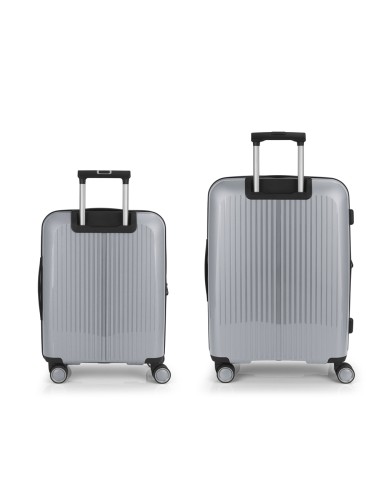 Set 2 Maletas C22-M Gabol Brooklyn Plata | Comprar Set 2 Maletas C2...