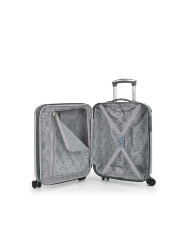 Set 3 Maletas C22-M-L + Neceser Gabol Balance Xp Plata Ju...