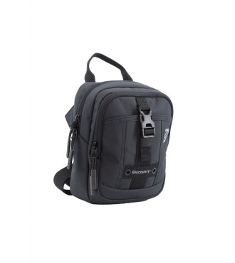 Bolso Bandolera Doble Discovery Shield Negro 2